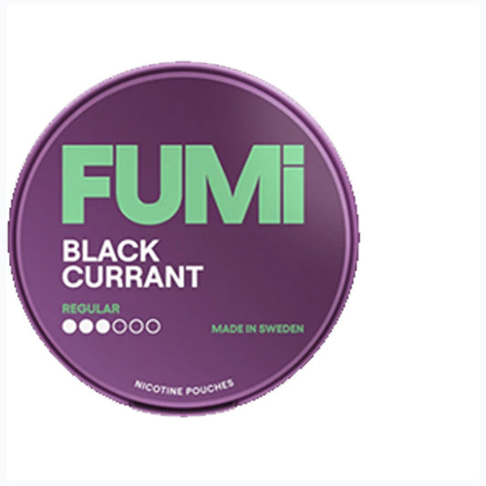 Fumi Nicotine Pouches - Blackcurrant regular 4mg