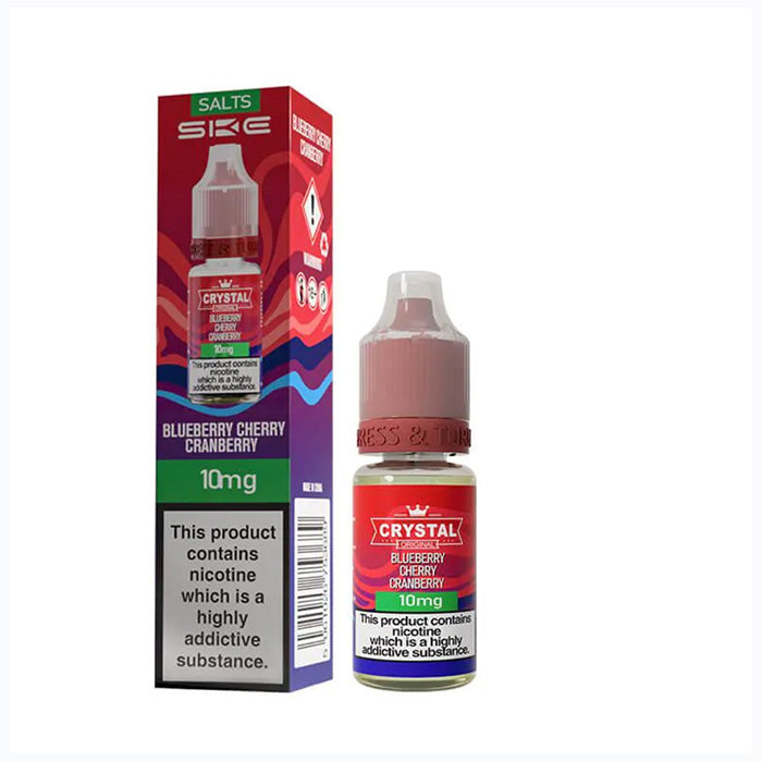 Blueberry Cherry Cranberry SKE Crystal Nic Salts Box Deal