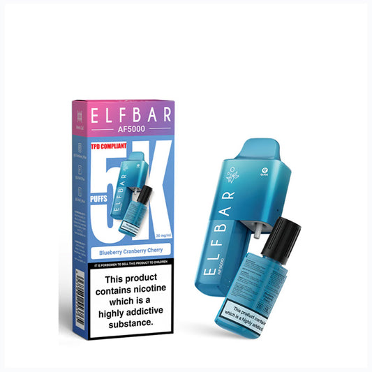 Blueberry Cranberry Cherry Elfbar AF5000 Disposable