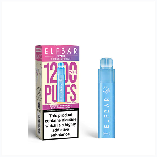 Blueberry Edition Elfbar 1200 Puff Disposable