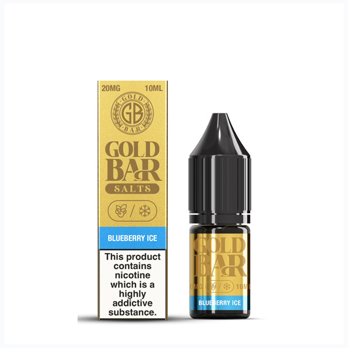 Blueberry Ice Gold Bar Nic Salt