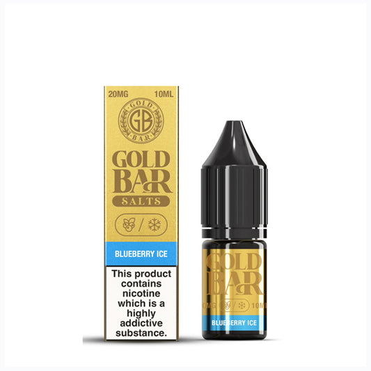 Blueberry Ice Gold Bar Nic Salt