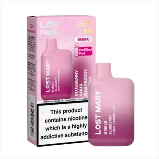 Lost Mary 600 Pod Kit -Blueberry Sour Raspberry