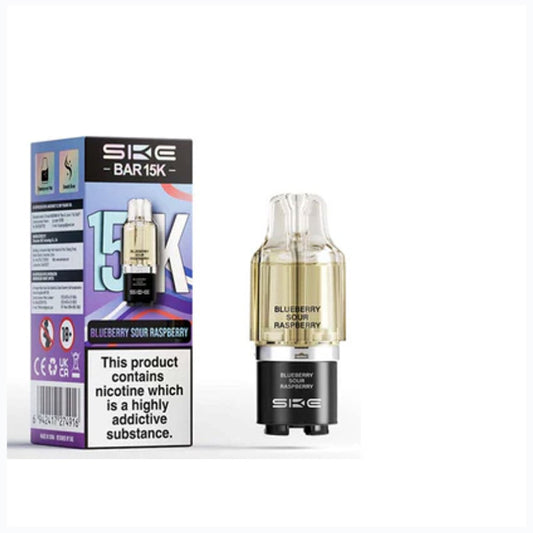 SKE Bar 15K Prefilled Pod Blueberry Sour Raspberry