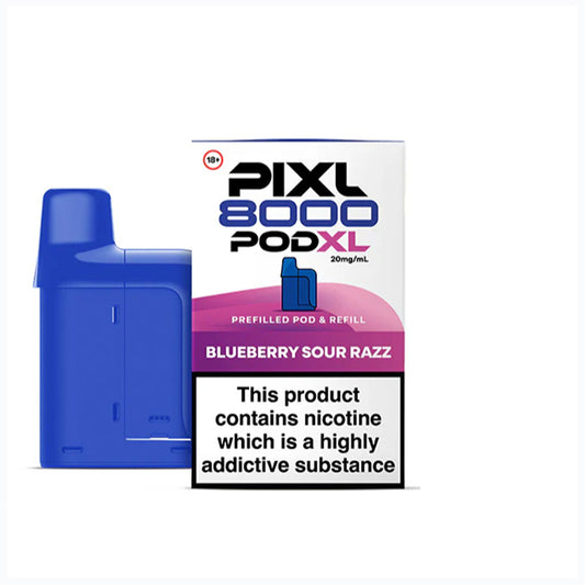 Blueberry Sour Razz Pixl 8000 Refill Pod