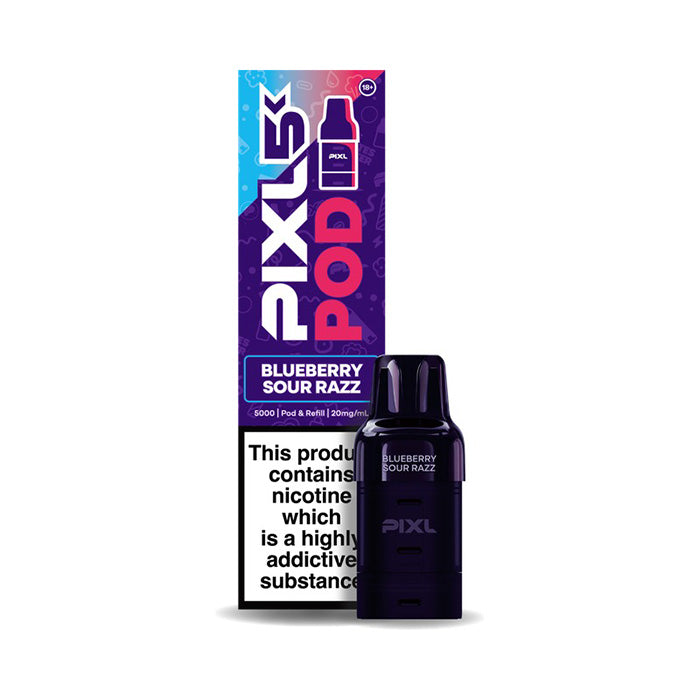 Pixl 5K Refill pods Blueberry Sour Razz