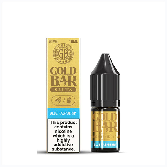 Blue Raspberry Gold Bar Nic Salt