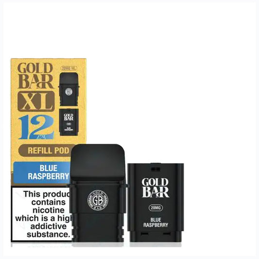 Blue Raspberry Gold Bar XL Refill Pod