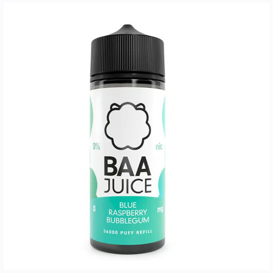 Blue Raspberry Bubblegum Baa Juice 100ml Shortfill