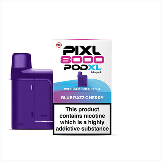 Blue Razz Chew Pixl 8000 Refill Pod