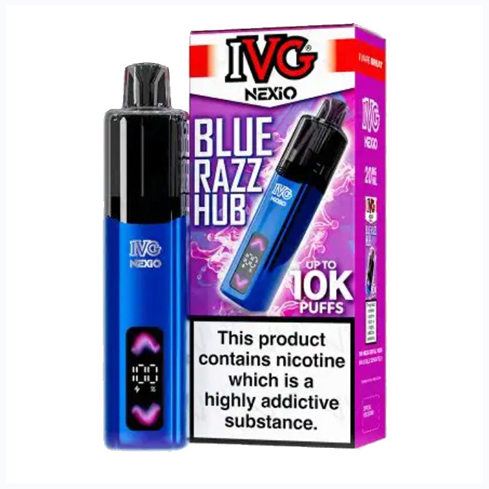 IVG Nexio 10K Pod Kit Blue Razz Hub