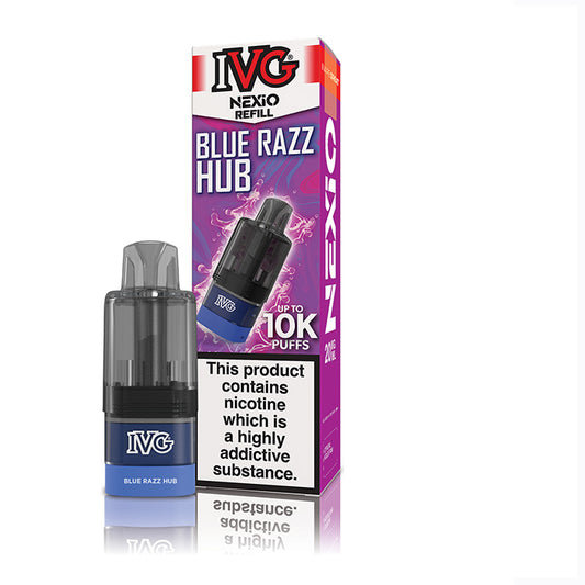 IVG Nexio 10K Refill Pods Blue Razz Hub