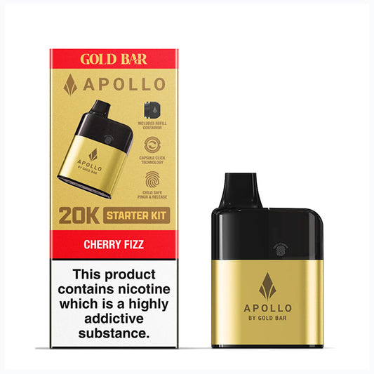 Cherry Fizz Gold Bar Apollo 20k Pod Kit