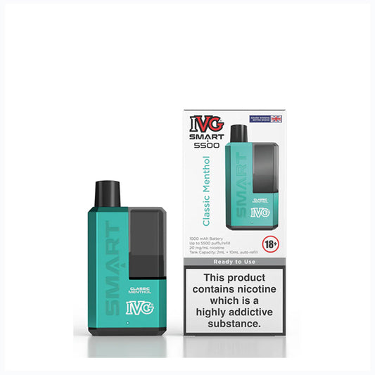 Classic Menthol- IVG 5500 Smart Disposable