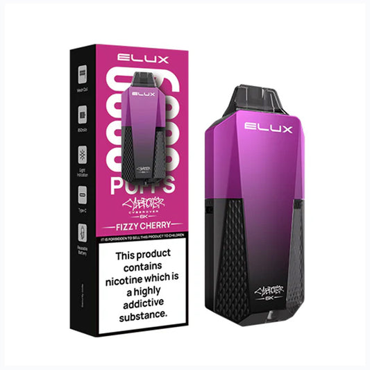 Fizzy Cherry Elux Cyberover 6K Vape Kit