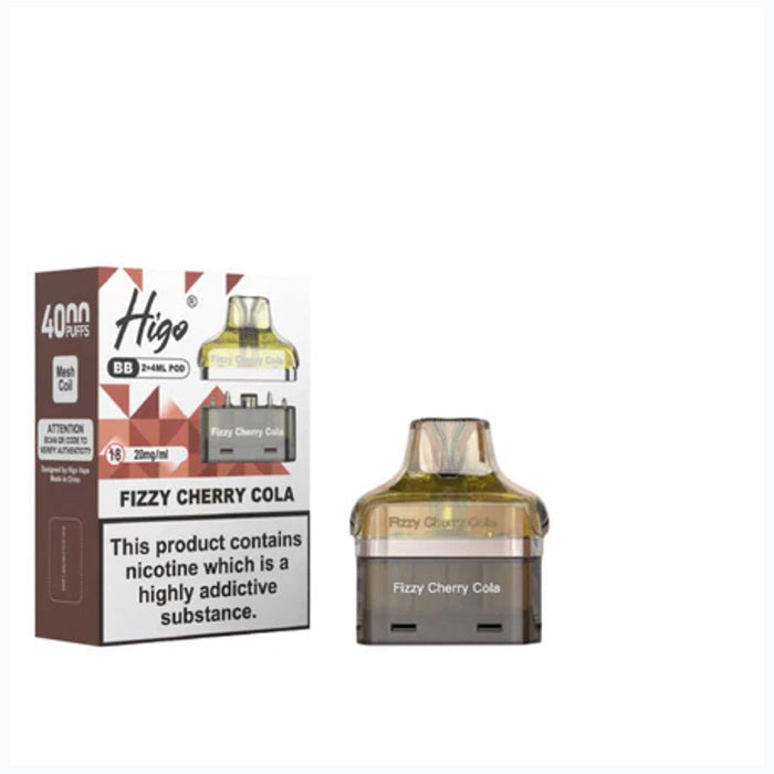 Higo BB4000 Pod - Fizzy Cherry Cola