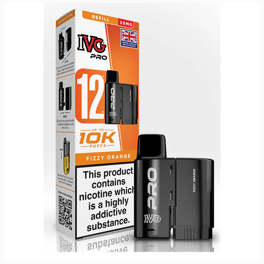 IVG PRO 12 Refill Pods -Fizzy Orange