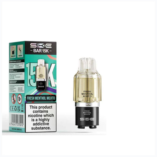 SKE Bar 15K Prefilled Pod Fresh Menthol Mojito