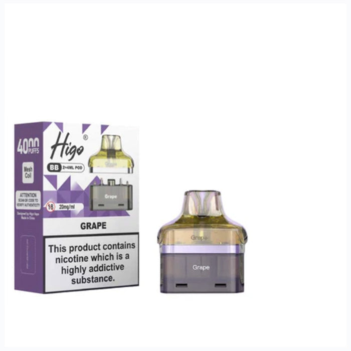 Higo BB4000 Pod - Grape