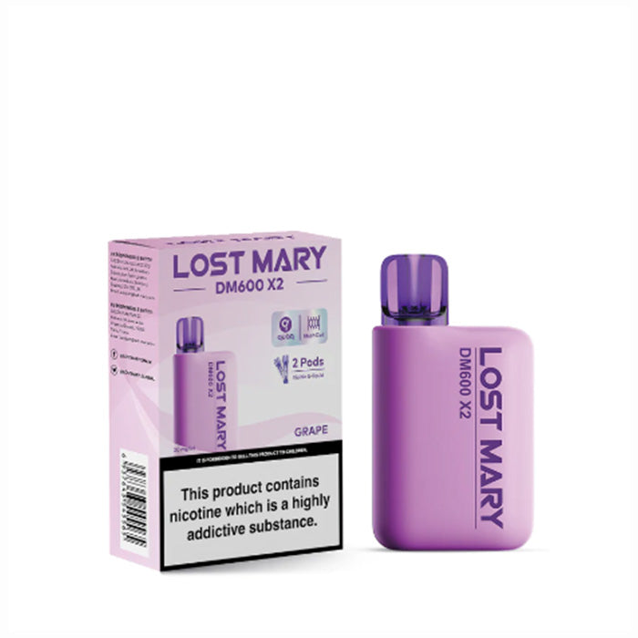 Grape Lost Mary DM60 X2 Disposable