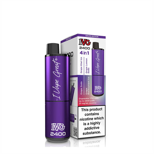 Grape Edition IVG 2400 puffs