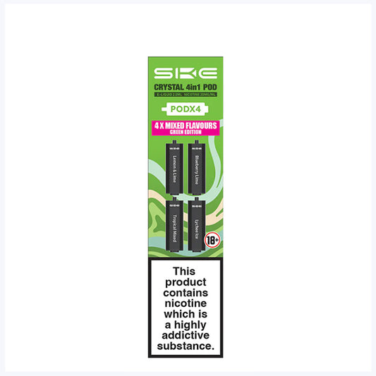 Green Edition SKE Crystal 4in1 Prefilled Pods