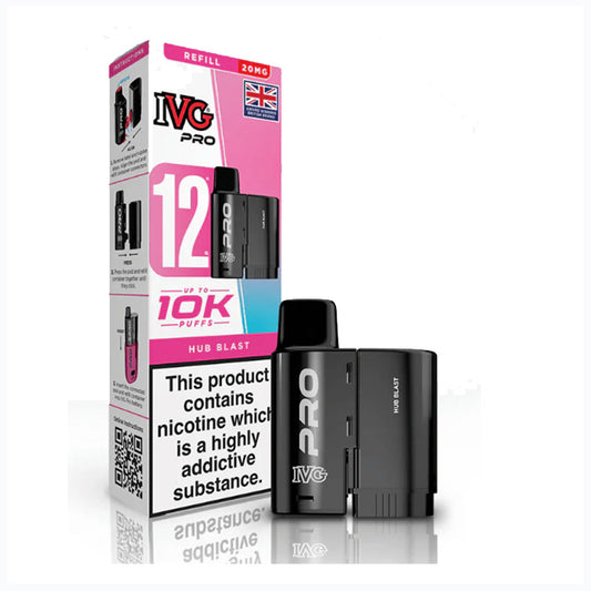 IVG PRO 12 Refill Pods - Hub Blast