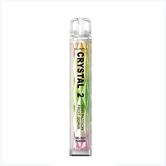 Kiwi Passion Fruit Quava Quevvi Crystal 2 Disposable