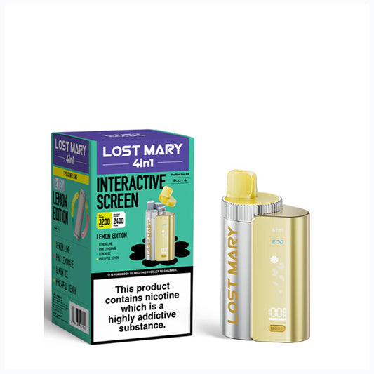 Lost Mary 4-1 Pod Kit - Lemon Edition