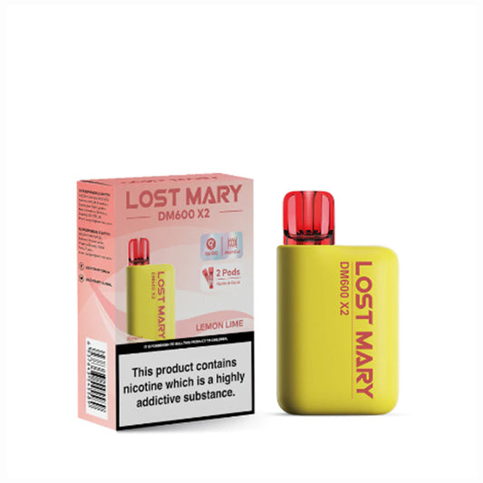 Lemon Lime Lost Mary DM60 X2 Disposable