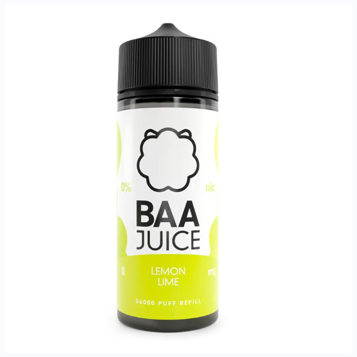 Lemon Lime Baa Juice 100ml Shortfill