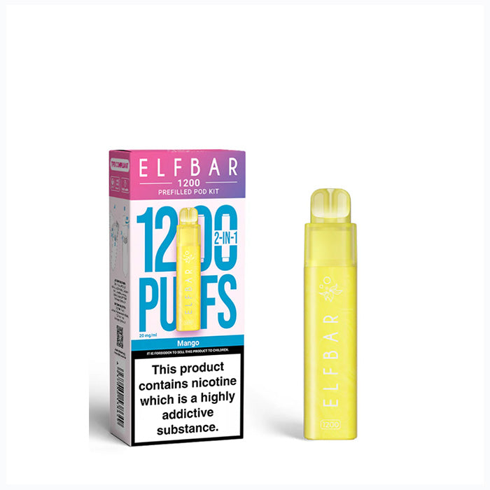 Mango Elfbar 1200 Puff Disposable