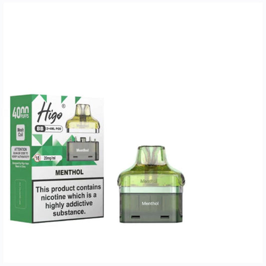 Higo BB4000 Pod - Menthol