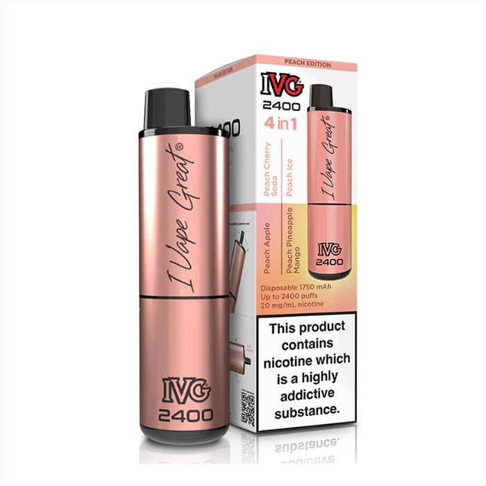 Peach Edition IVG 2400 puffs