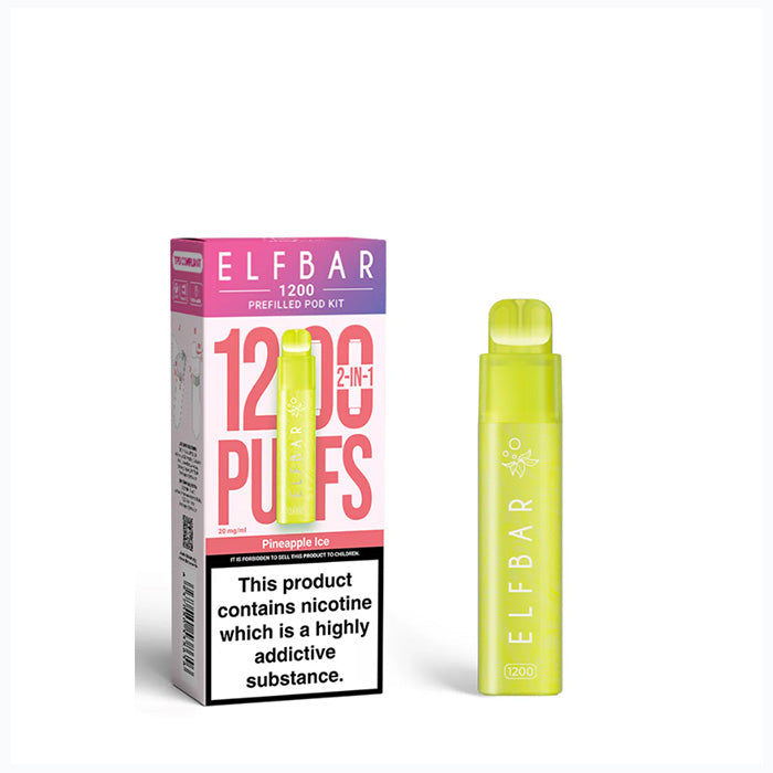 Pineapple Ice Elfbar 1200 Puff Disposable