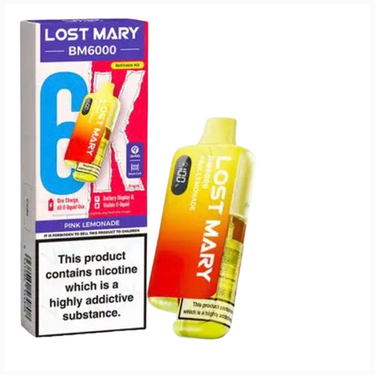 Pink Lemonade Lost Mary Bm6000 Pod kit