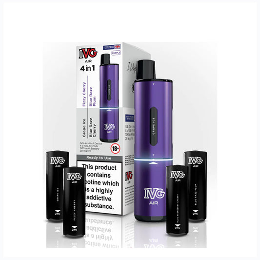 IVG Air 4in1 Pod Kit - Purple Edition