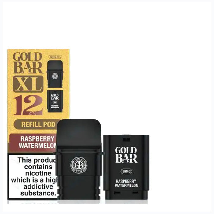 Raspberry Watermelon Gold Bar XL Refill Pod