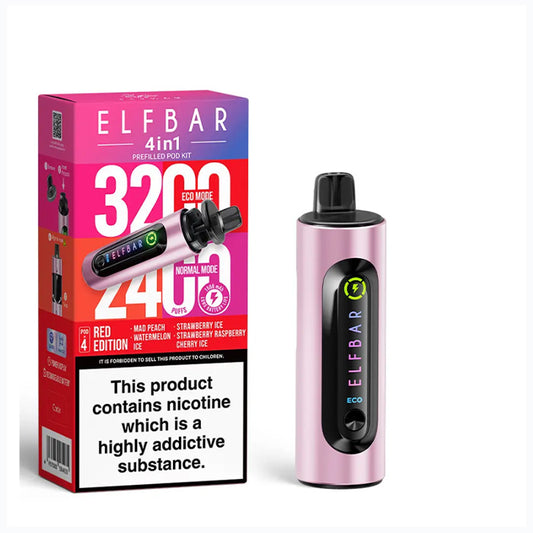 Red Edition ELFBAR 4in1 Pod Kit