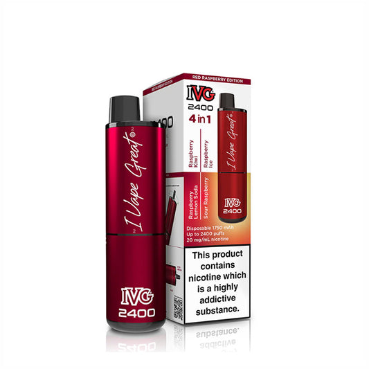 Red Raspberry Edition IVG 2400 puffs