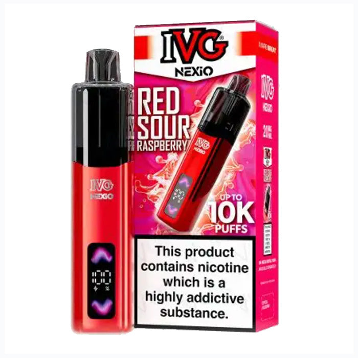 IVG Nexio 10K Pod Kit Red Sour Raspberry