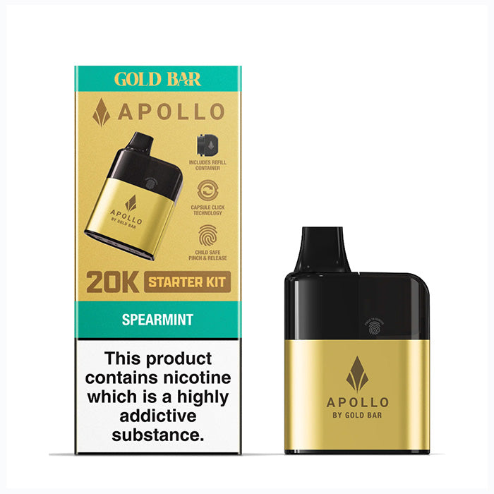 Spearmint Gold Bar Apollo 20k Pod Kit