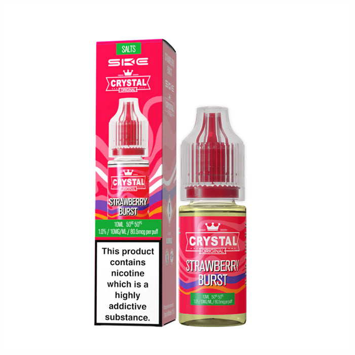 Strawberry Burst SKE Crystal Nic Salts