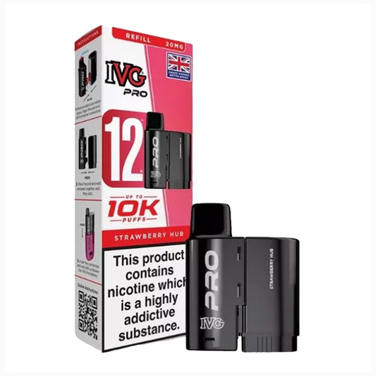 IVG PRO 12 Refill Pods - Strawberry Hub