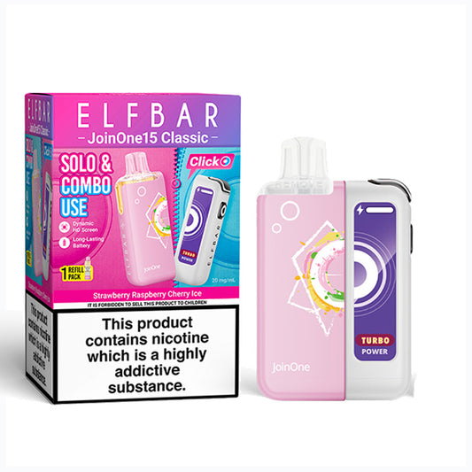 Elf Bar Joinone Pod Kit - Strawberry Raspberry Cherry Ice
