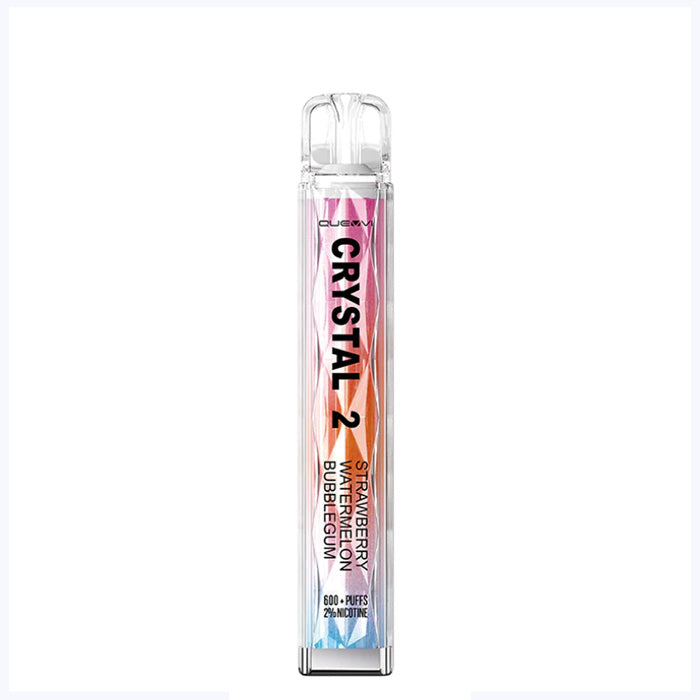 Strawberry Watermelon Bubblegum Quevvi Crystal 2 Disposable