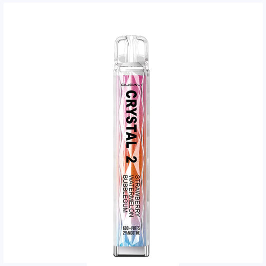 Strawberry Watermelon Bubblegum Quevvi Crystal 2 Disposable