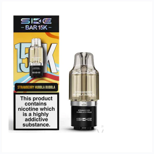 SKE Bar 15K Prefilled Pod- Strawberry Hubbla Bubbla
