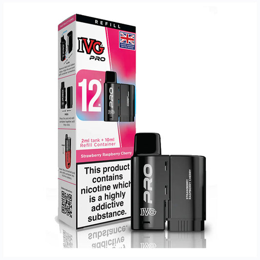 IVG PRO 12 Refill Pods - Strawberry Raspberry Cherry