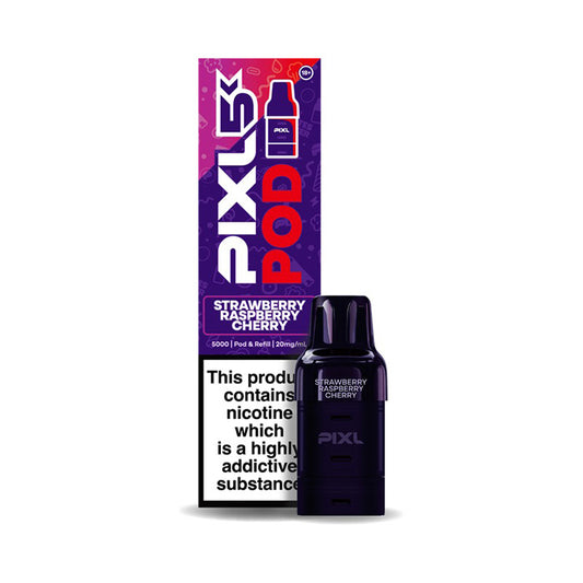 Pixl 5K Refill pods Strawberry Raspberry Cherry
